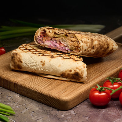 Шуарма с рваной свининой